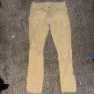 True Religion Men's Slim Straight Jeans - Tan